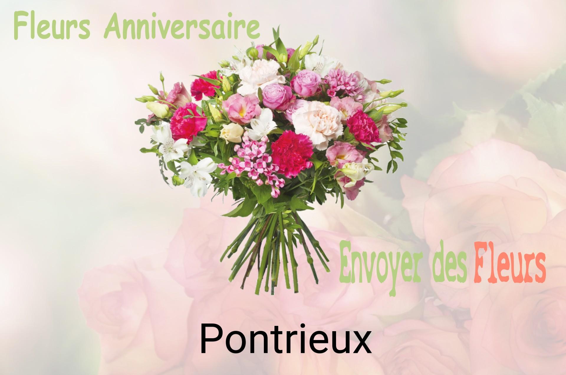 Bouquet de fleurs d’anniversaire livré à Pontrieux